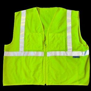 3M Men’s Neon Yellow Construction Vest XL